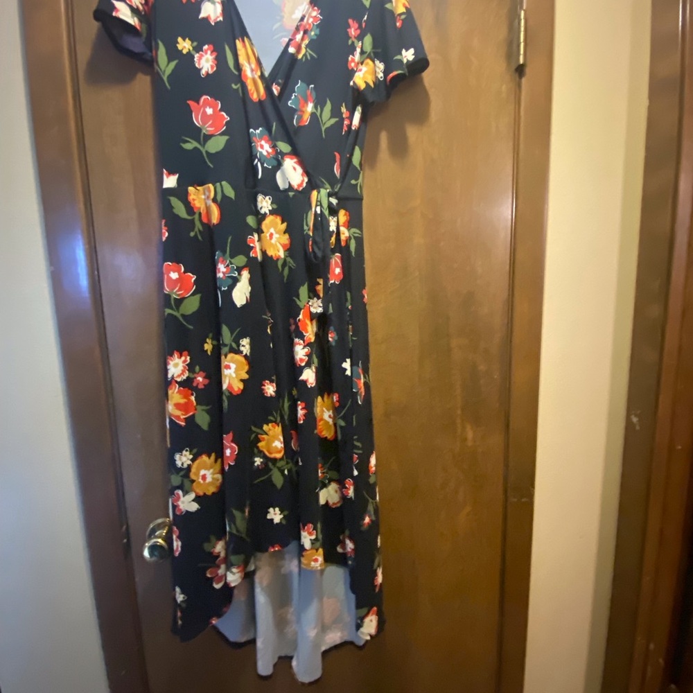Floral Wrap Dress